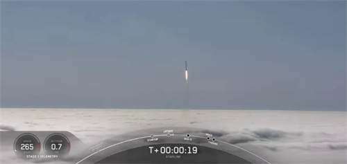 SpaceX再次发射46颗星链组网卫星 已经发射了超过2750颗星链卫星