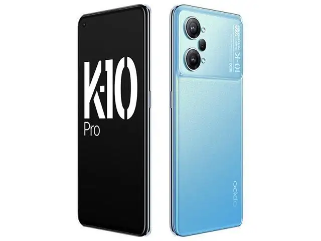 OPPO K10Pro智能手机参数:骁龙888 6.62英寸三星E4 OLED屏 120Hz刷新率 LPDDR5+UFS3.1 80W快充 5000mAh电池 后置5000万像素IMX766主摄 支持OIS光学防抖