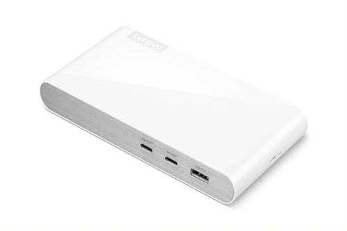 联想新款Lenovo 500 USB-C扩展坞 2个C接口 4个A接口 DP和HDMI接口双4K输出