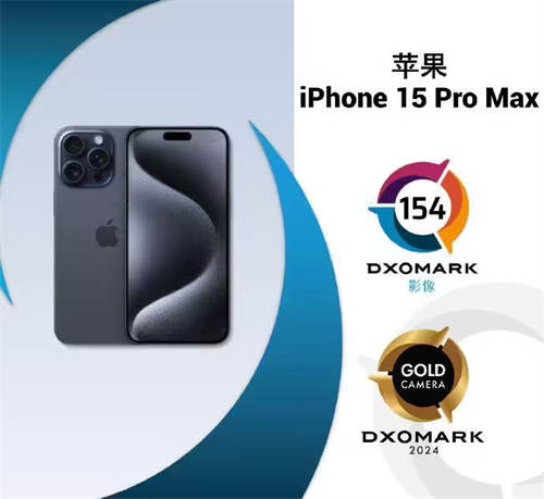 苹果iPhone 15 Pro Max DXOMARK影像分数出炉：154分排名第二