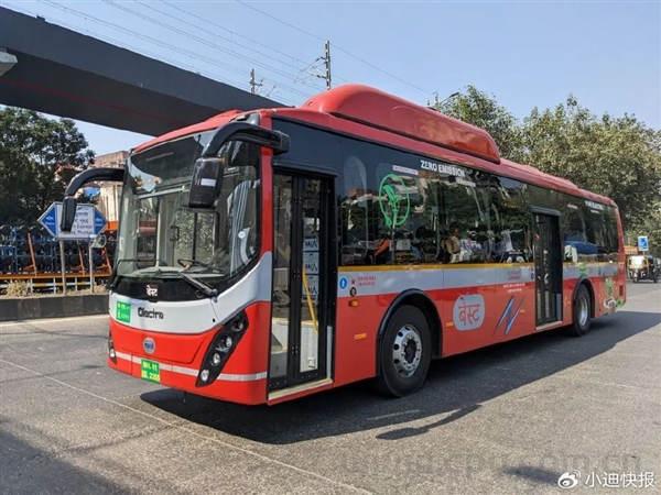 比亚迪印度与Olectra签订了1100台纯电动巴士底盘订单 后者为印度最大的纯电动巴士制造商